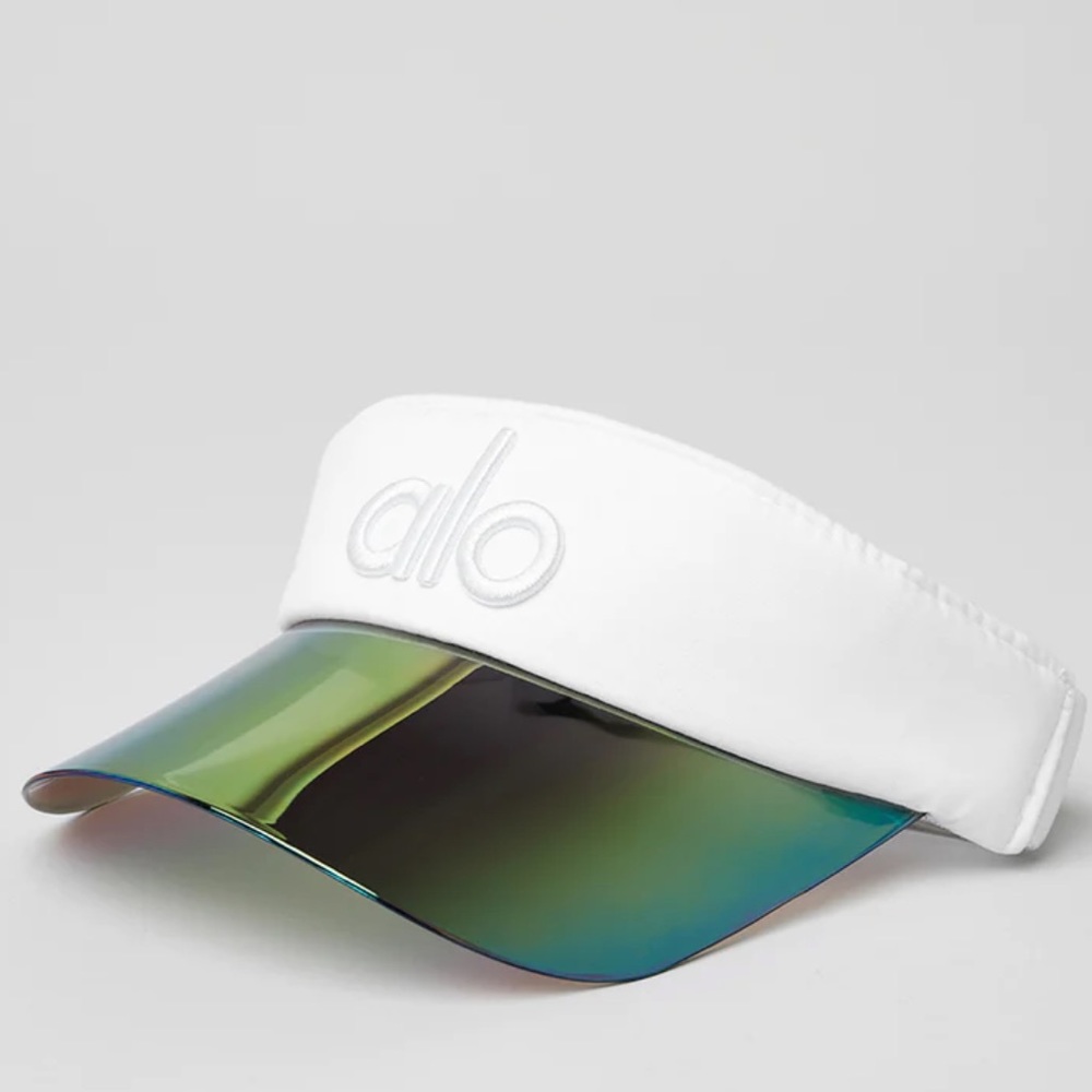 Alo White solar visor